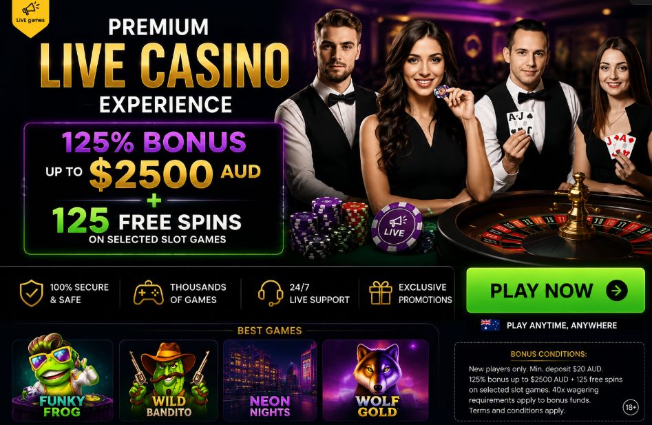 National Casino Australia - Best live casinos bonus deals for Aussie players