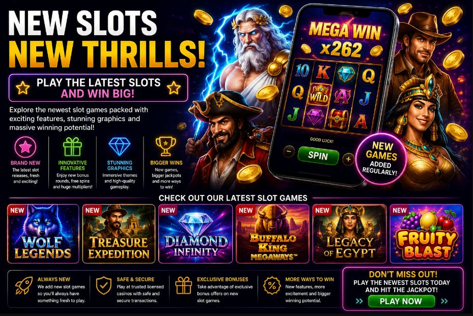 New pokies and slots for Aussie players
