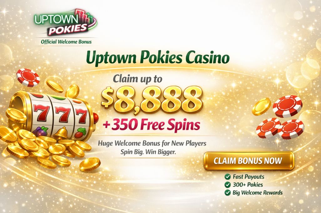 Uptown pokies free spin offer for Australian players